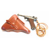 Dragonne pistolet cuir P38 repro