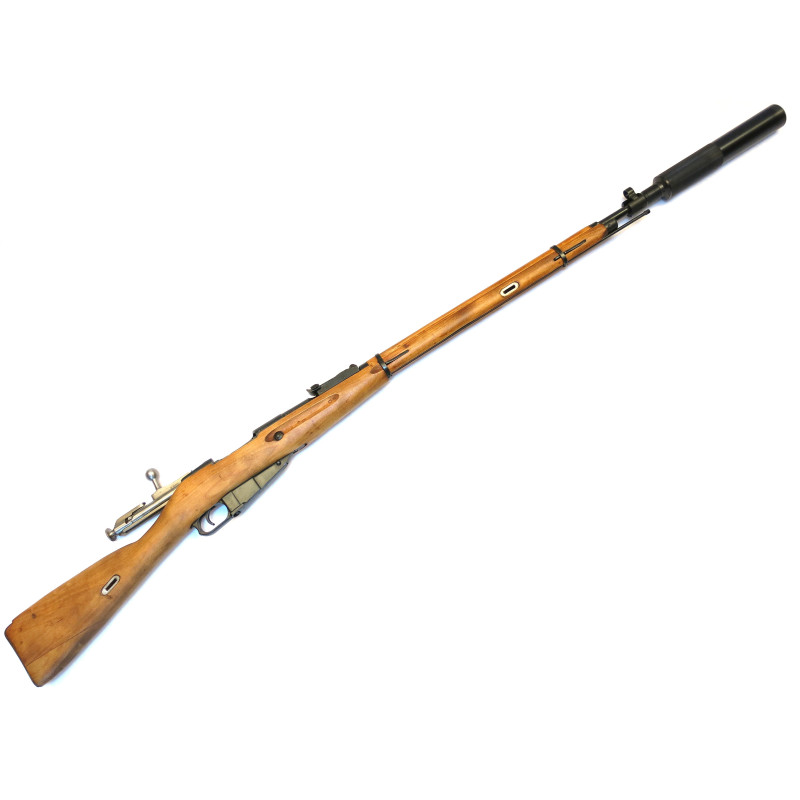 Silencieux pour Fusil Mosin nagant avec adaptateur Ref new