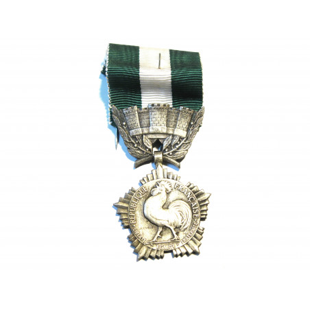 Medaille collectivité locale argent ref bo10 