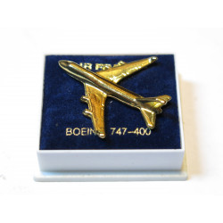 Pin's Boeing 747/400 Air France doré 