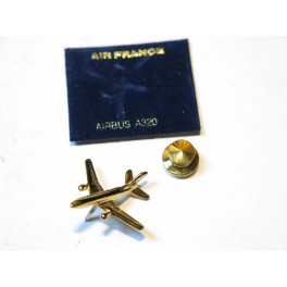Pin's avion Airbus A 320  Air France doré ref bo 45