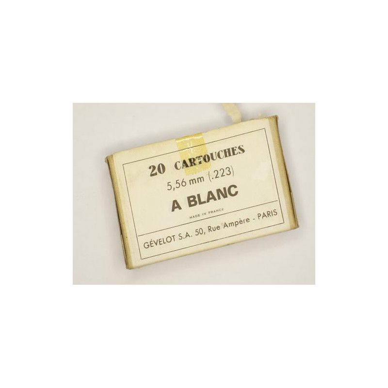 Boite 5.56 a blanc Grelote ref A 122