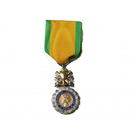 Medaille militaire Farnce 1870 valeur et discipline 