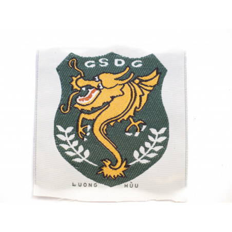 Insigne tissu CSDC ARVN fabriation bevo