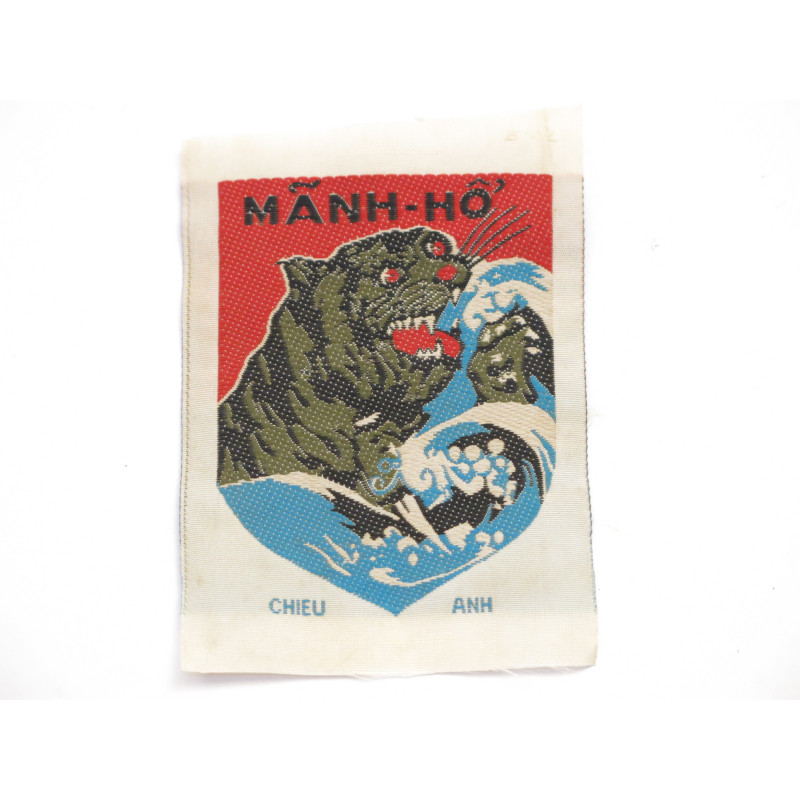 Insigne tissu 9 th marine MANH HO ARVN fabrication bevo