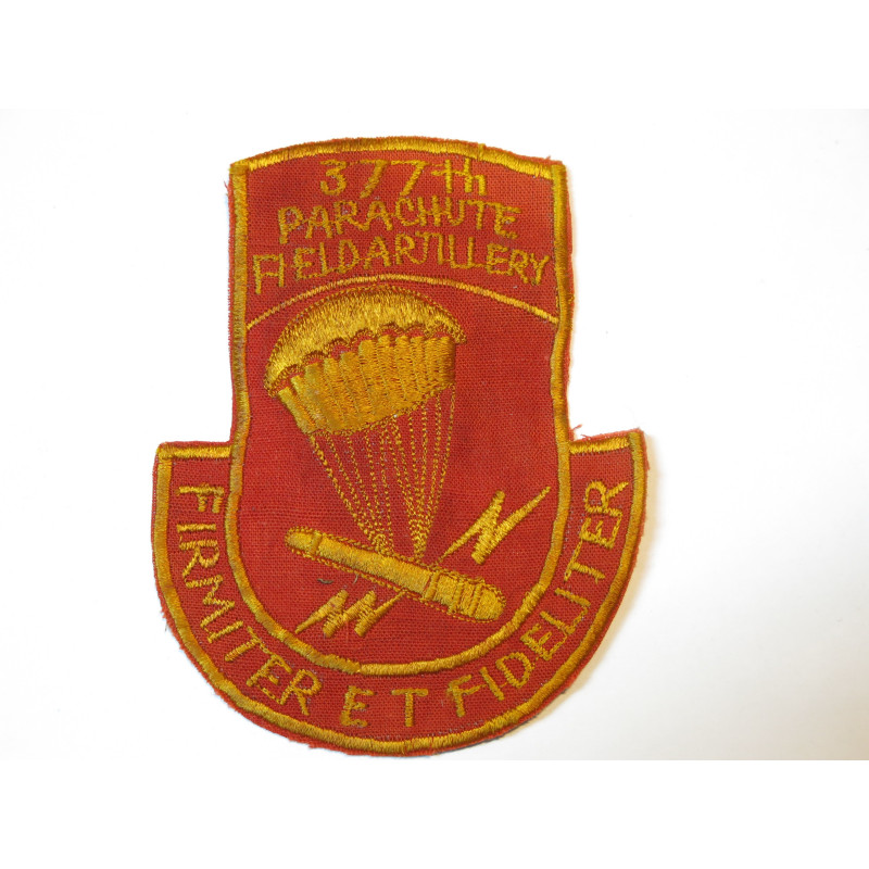 Insigne tissu 377 th Para field artillery Vietnam 