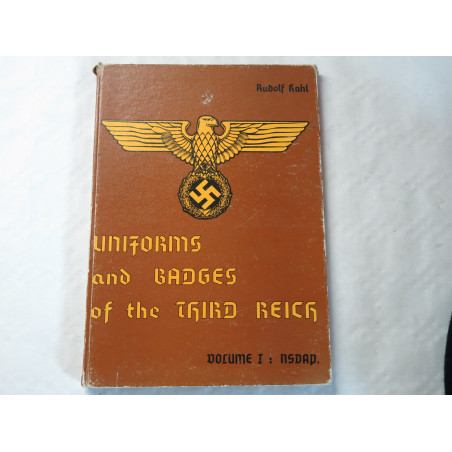 Livre Uniforme et badges 3 Reich de R Khal 