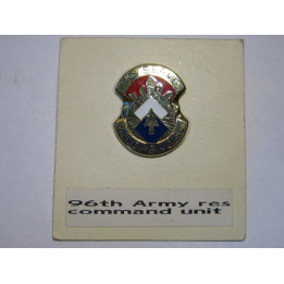 Insigne  96th army res command unit    ref bo10 
