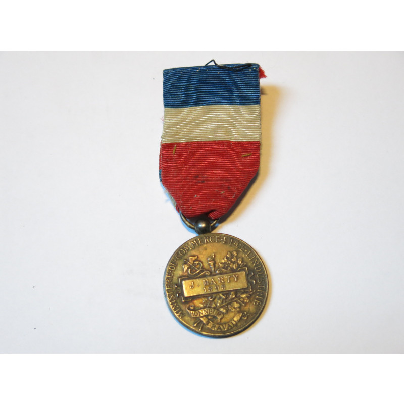 Medaille d'honneur du ministere du commerce 1898 ref bo 10