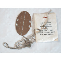 Dog tag Germany  Bundeswer avec chaines  