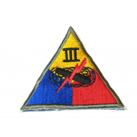 Patch US 3rd 3 corps Armored ww2