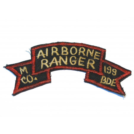 Tab Inf Airborne Ranger 199 BDE US Vietnam