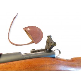 Protège dioptre en cuir fusil Schmidt Rubin K31