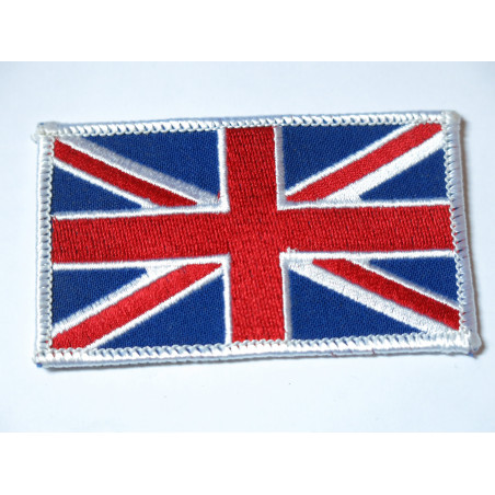 Ecusson tissu drapeau Anglais 8 x 5 cm ref ba 88 