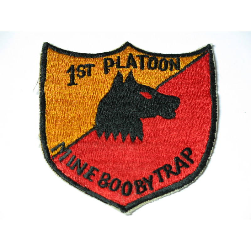 Insigne tissu US Vietnam 1st Platoon minebodytrap