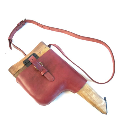 Étui crosse bois avec cuir C96 Schnellfeuer ou C96 Cone hammer 