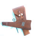 Etui cuir avec crosse bois pistolet GP35