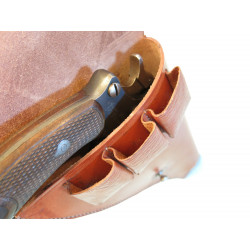 Etui cuir pour revolver 1892 couleur fauve ref bab19