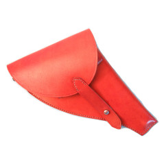 Etui cuir  fauve revolver 1892 modèle plat