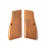 Paire de plaquettes en bois pour pistolet GP35 ref nor 19 