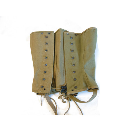 Paire de guetres originales  US army 1942 1R ref gu 789 