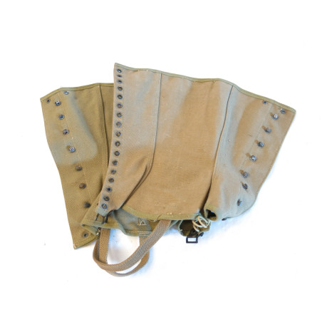 Paire de guetres originales  US army 1942 1R ref gu 820 