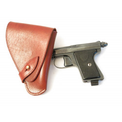 Etui cuir pistolet 6.35 Le Francais ref bru 68