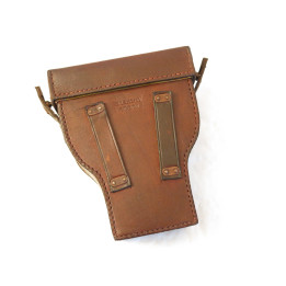 Etui cuir MG 08  pour la  lunette ZF12  Allemande 14/18 