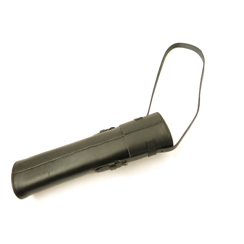 Etui cuir porte  lunette noir repro