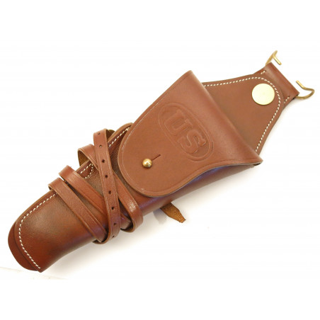 Holster leather Colt 45 cavalerie 1912 couleur marron ref MIL 20