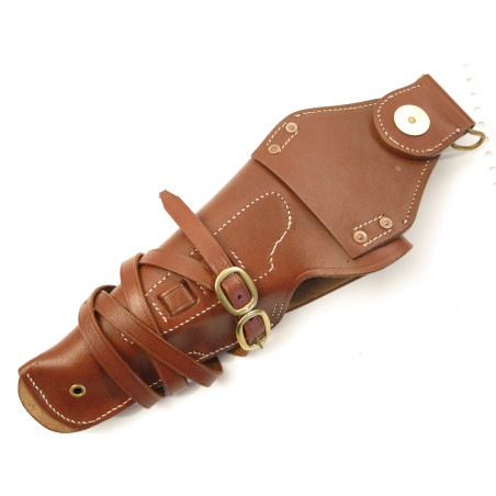 Holster leather  Colt 45 cavalerie 1912  couleur marron ref MIL 20