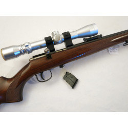 Carabine Anschutz modele 1400 calibre 22 long rifle lunette et silencieux 