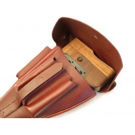 Etui cuir pour grande crosse Luger P08 Etui cuir pour grande crosse Luger P08