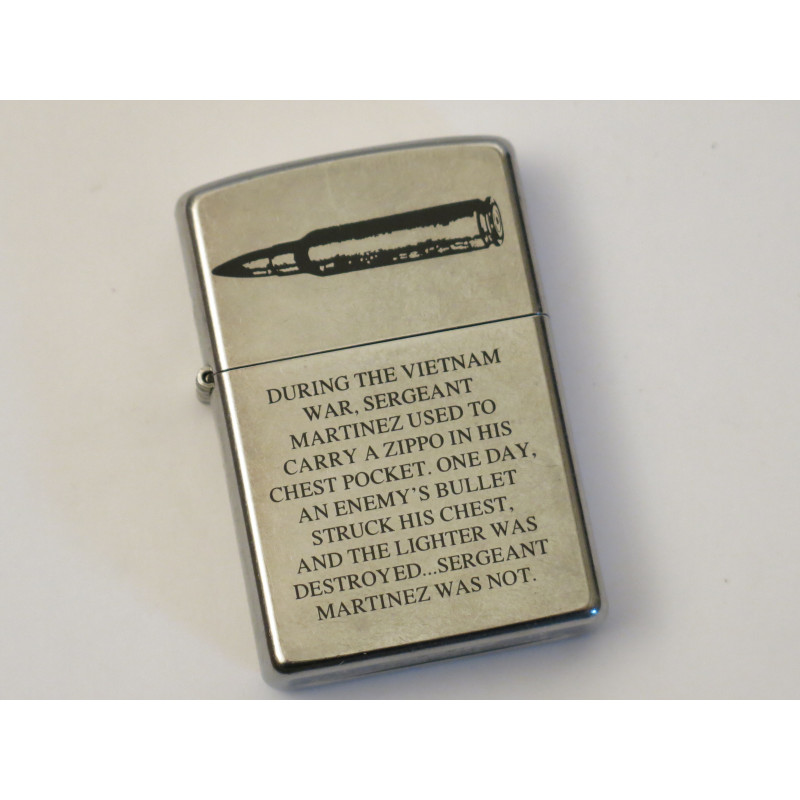 Briquet Zippo original gravure guerre Vietnam ref z 67