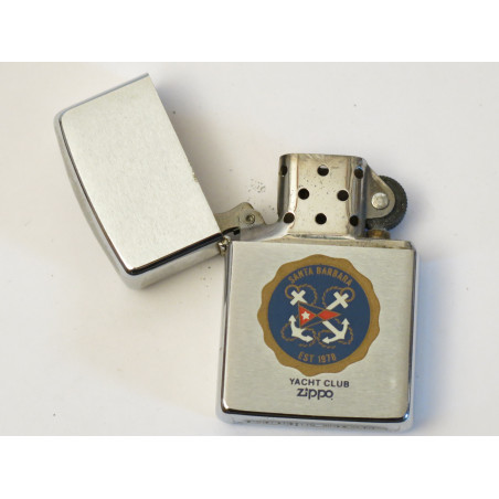 Briquet Zippo original gravure yacht club Santa Barbara ref z 70