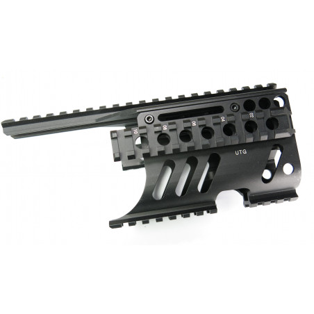 Montage Mini 14 tactical UTG quad rails 