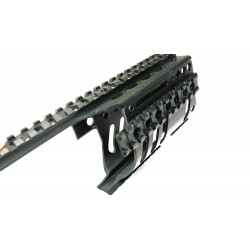 Montage Mini 14 tactical UTG quad rails 