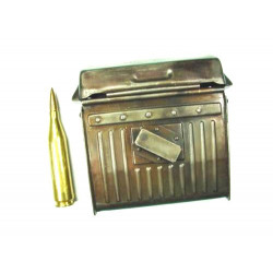 Boite en metal pour cartouches fusil Antichar Allemand PANZERBUCHSE 39/45