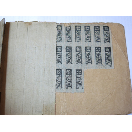 Carnet War ration book two US Army 39/45 numero