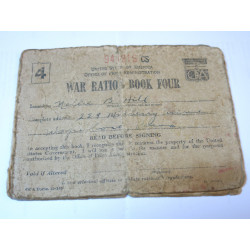 Carnet War ration book two...