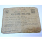 Carnet War ration book two US Army 39/45  numero 