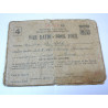 Carnet War ration book two US Army 39/45 numero 