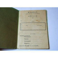 Soldbuch Waffen SS repro