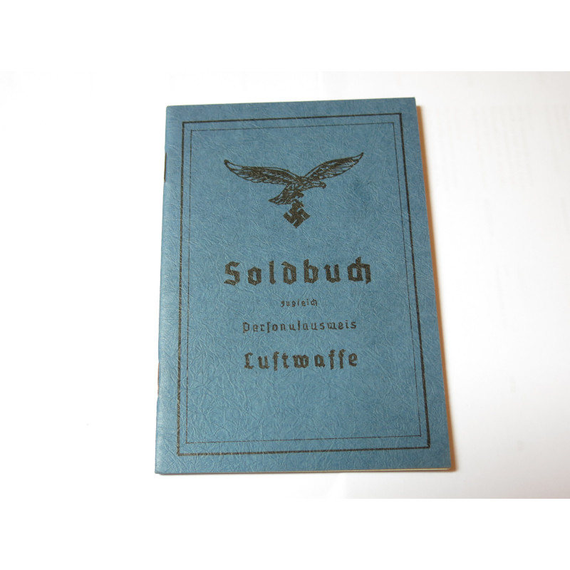 Soldbuch Luftwaffe repro