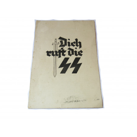 Brochure originale d'engagement Waffen SS France ref bo doc 