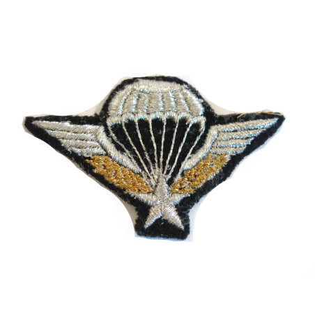 Brevet para Francais brodé canetille ref bo 117