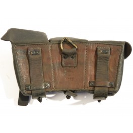 Rare cartouchiere cuir originale carabine  Mauser G 98 AZ datée 1915  Ref G 25