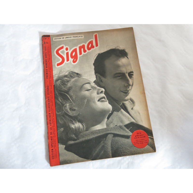 Livre Signal numero 7 de avril 1941