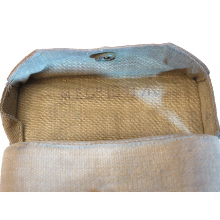 Porte jumelles toile original Anglais daté 1941 ref 875 un 3 