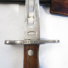 Baionnette Schmidt Rubin G11 ou K31 modele 1889 modifié 1900 ref bay 32 avec cuir 